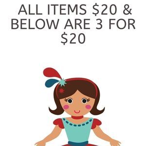 Bundle 3 items that are priced $20 not over 5 pounds